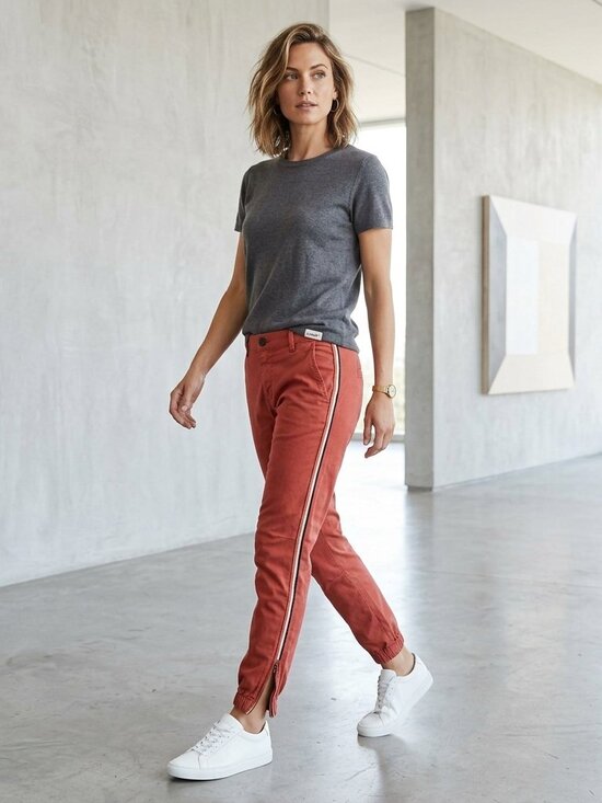 Pants - Sundry Side-Stripe Zip-Cuff Joggers (16.5/26.5)